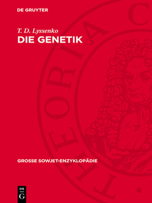 cover image of Die Genetik